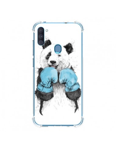 Coque Samsung Galaxy A11 et M11 Winner Panda Boxeur - Balazs Solti