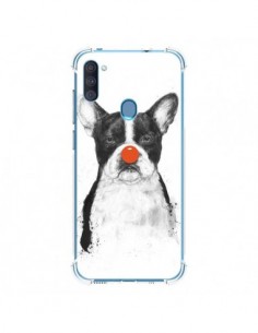 Coque Samsung Galaxy A11 et M11 Clown Bulldog Chien Dog -...