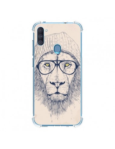 Coque Samsung Galaxy A11 et M11 Cool Lion Lunettes - Balazs Solti