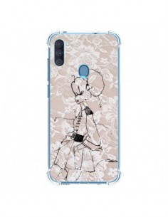 Coque Samsung Galaxy A11 et M11 Croquis Dentelle Femme...