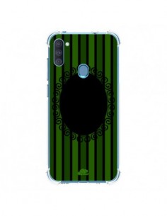 Coque Samsung Galaxy A11 et M11 Camée Squelette Rose et...