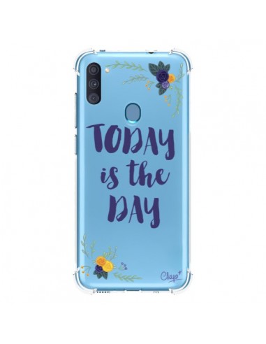 Coque Samsung Galaxy A11 et M11 Today is the day Fleurs Transparente - Chapo