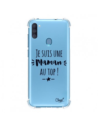 Coque Samsung Galaxy A11 et M11 Je suis une Maman au Top Transparente - Chapo