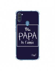 Coque Samsung Galaxy A11 et M11 Elu Papa de l'Année Bleu...