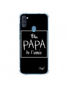 Coque Samsung Galaxy A11 et M11 Elu Papa de l'Année Noir...