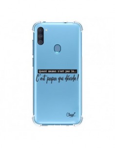Coque Samsung Galaxy A11 et M11 C'est Papa qui Décide...