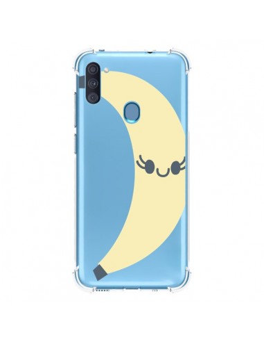 Coque Samsung Galaxy A11 et M11 Banana Banane Fruit Transparente - Claudia Ramos