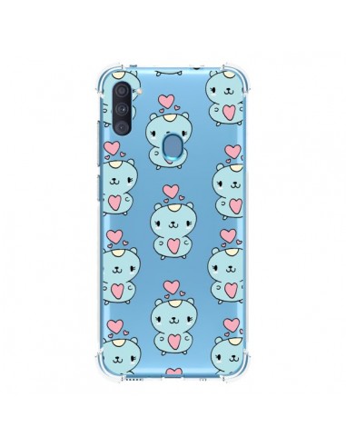 Coque Samsung Galaxy A11 et M11 Hamster Love Amour Transparente - Claudia Ramos