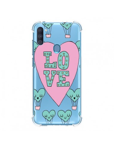 Coque Samsung Galaxy A11 et M11 Love Nuage Montgolfier Transparente - Claudia Ramos