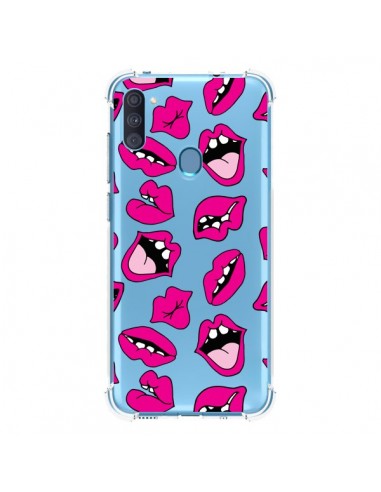 Coque Samsung Galaxy A11 et M11 Lèvres Lips Bouche Kiss Transparente - Claudia Ramos