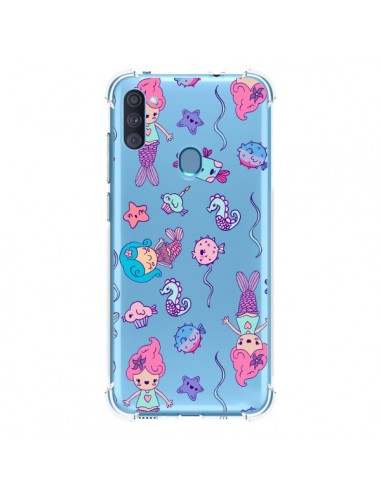 Coque Samsung Galaxy A11 et M11 Mermaid Petite Sirene Ocean Transparente - Claudia Ramos