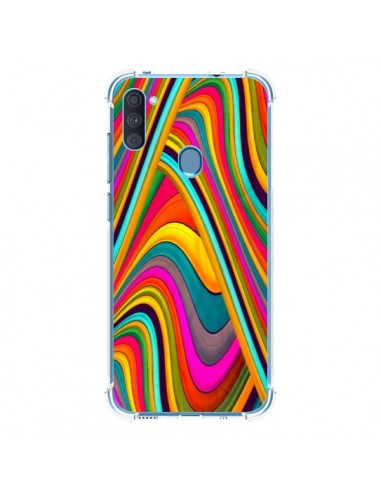 Coque Samsung Galaxy A11 et M11 Acid Vagues - Danny Ivan