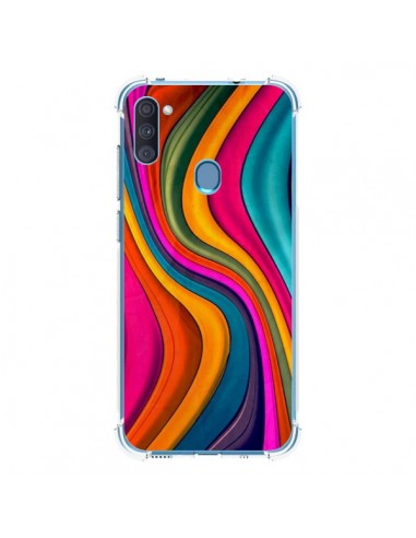 Coque Samsung Galaxy A11 et M11 Love Color Vagues - Danny Ivan