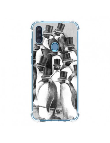 Coque Samsung Galaxy A11 et M11 Pingouins Gentlemen - Eric Fan