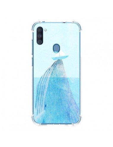 Coque Samsung Galaxy A11 et M11 Baleine Whale Bateau Mer - Eric Fan
