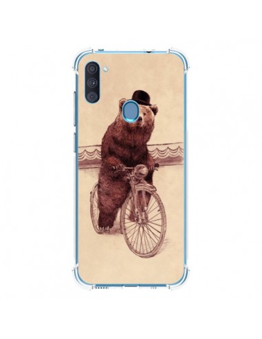 Coque Samsung Galaxy A11 et M11 Ours Velo Barnabus Bear - Eric Fan