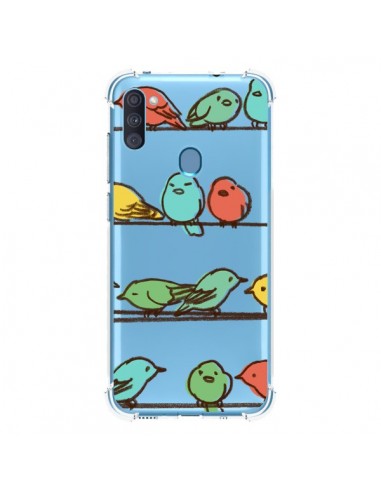 Coque Samsung Galaxy A11 et M11 Oiseaux Birds Transparente - Eric Fan