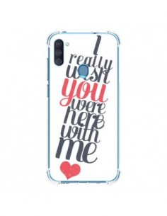 Coque Samsung Galaxy A11 et M11 Here with me - Eleaxart