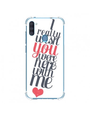 Coque Samsung Galaxy A11 et M11 Here with me - Eleaxart