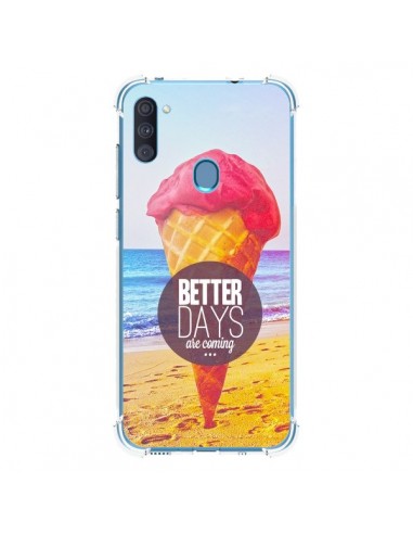 Coque Samsung Galaxy A11 et M11 Glace Ice Cream Été - Eleaxart