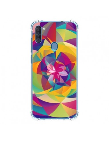 Coque Samsung Galaxy A11 et M11 Acid Blossom Fleur - Eleaxart