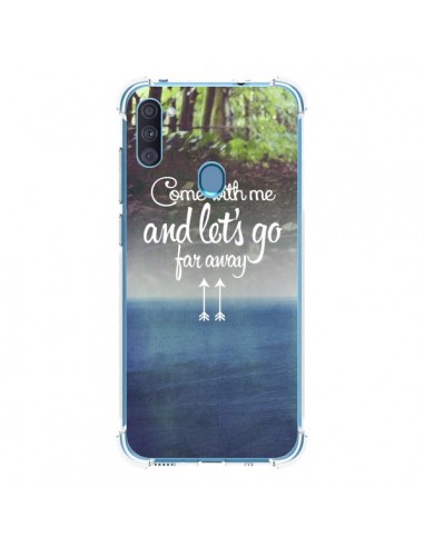 Coque Samsung Galaxy A11 et M11 Let's Go Far Away Forest Foret - Eleaxart