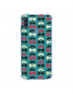 Coque Samsung Galaxy A11 et M11 Hipster Moustache Noeud...