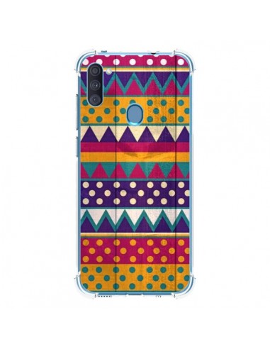 Coque Samsung Galaxy A11 et M11 Mexican Triangle Aztec Azteque - Eleaxart
