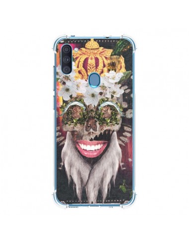 Coque Samsung Galaxy A11 et M11 My Best Costume Roi King Monkey Singe Couronne - Eleaxart