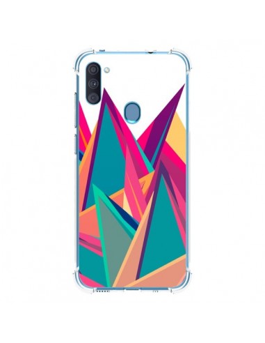 Coque Samsung Galaxy A11 et M11 Triangles Intensive Pic Azteque - Eleaxart