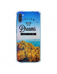 Coque Samsung Galaxy A11 et M11 Follow your dreams Suis...