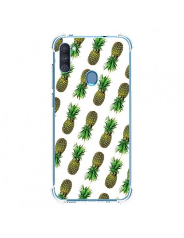 Coque Samsung Galaxy A11 et M11 Ananas Pineapple Fruit - Eleaxart