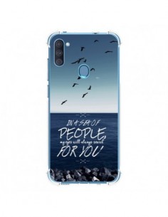 Coque Samsung Galaxy A11 et M11 Sea Mer Plage - Eleaxart