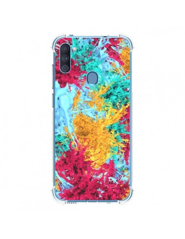 Coque Samsung Galaxy A11 et M11 Splashes Peintures - Eleaxart