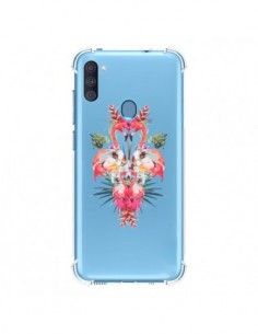 Coque Samsung Galaxy A11 et M11 Tropicales Flamingos...