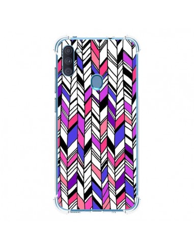 Coque Samsung Galaxy A11 et M11 Graphic Azteque Rose Violet -  Léa Clément