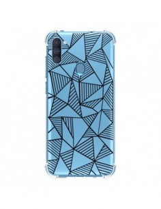 Coque Samsung Galaxy A11 et M11 Lignes Grilles Triangles...