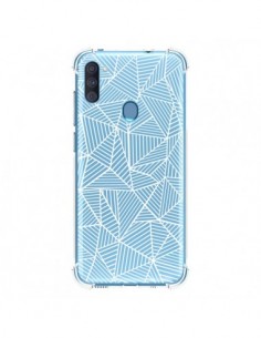 Coque Samsung Galaxy A11 et M11 Lignes Grilles Triangles...