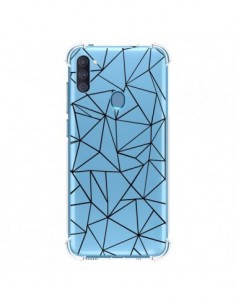 Coque Samsung Galaxy A11 et M11 Lignes Triangles Grid...