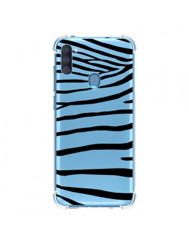 Coque Samsung Galaxy A11 et M11 Zebre Zebra Noir Transparente - Project M