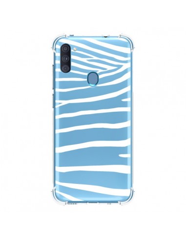 Coque Samsung Galaxy A11 et M11 Zebre Zebra Blanc Transparente - Project M