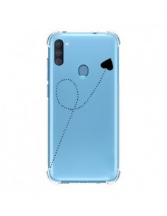 Coque Samsung Galaxy A11 et M11 Travel to your Heart Noir...