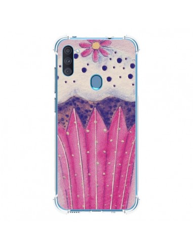 Coque Samsung Galaxy A11 et M11 Cupcake Rose - Irene Sneddon