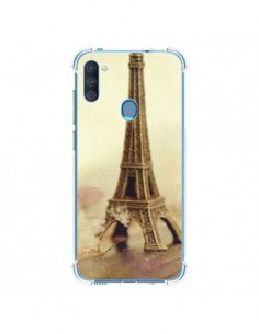 Coque Samsung Galaxy A11 et M11 Tour Eiffel Vintage -...