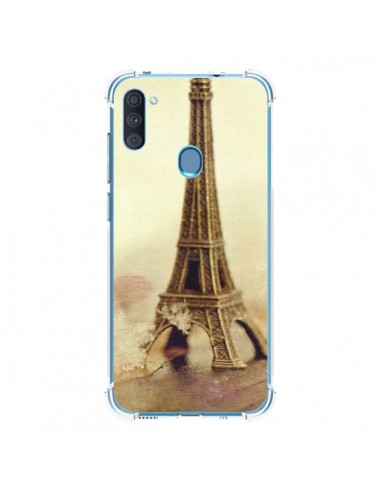 Coque Samsung Galaxy A11 et M11 Tour Eiffel Vintage - Irene Sneddon