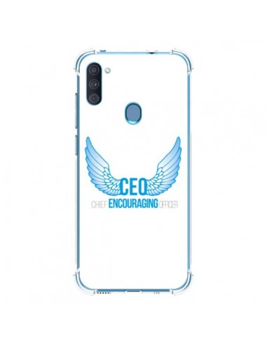 Coque Samsung Galaxy A11 et M11 CEO Chief Encouraging Officer Bleu - Shop Gasoline