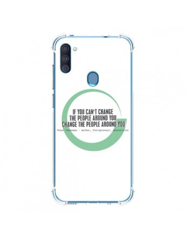 Coque Samsung Galaxy A11 et M11 Peter Shankman, Changing People - Shop Gasoline