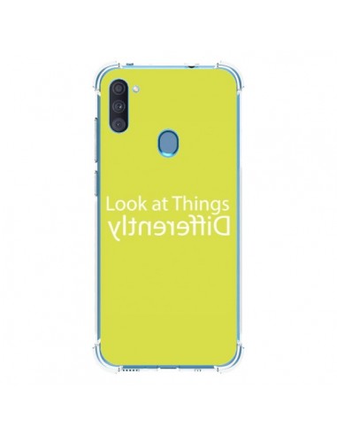 Coque Samsung Galaxy A11 et M11 Look at Different Things Yellow - Shop Gasoline