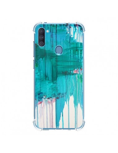 Coque Samsung Galaxy A11 et M11 Blue Monsoon - Ebi Emporium