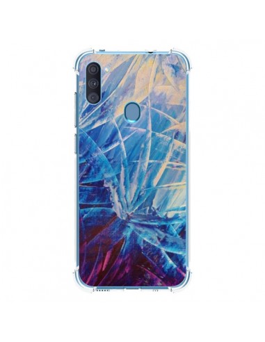 Coque Samsung Galaxy A11 et M11 Fleurs Violettes françaises - Ebi Emporium